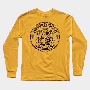 Powered by Shelties and Sunshine! Long Sleeve T-Shirt